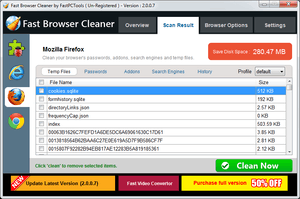 fast-browser-cleaner free