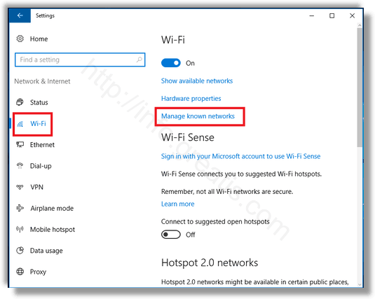 windows-10-manage-known-networks