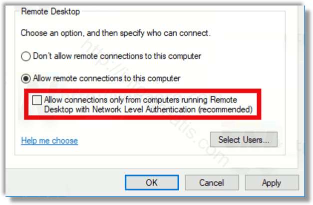 windows-10-Enable-RDP-legacy-connections