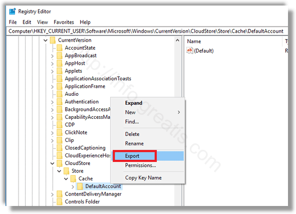 windows-10-export-registry-key