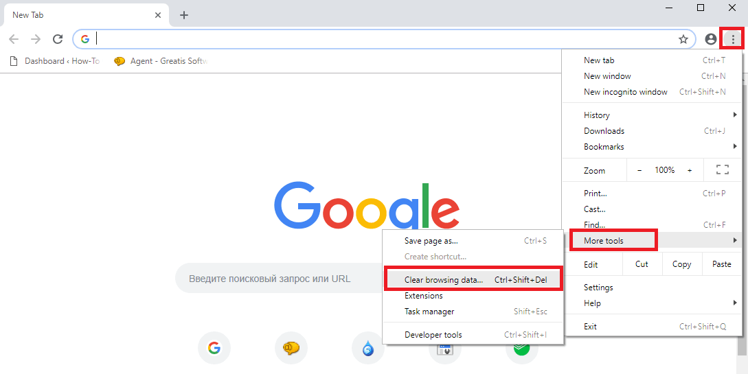 Clear history after removed malware virus in Chrome