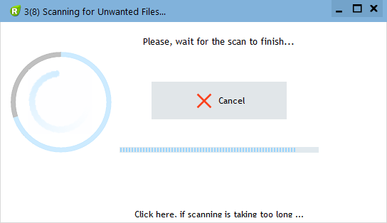 scan virus with unhackme