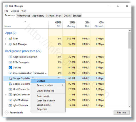 win10 task manager endtask