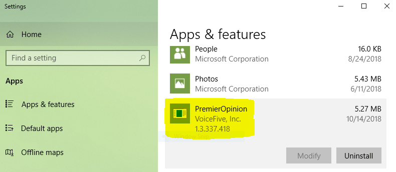 Что такое starthi uninstall