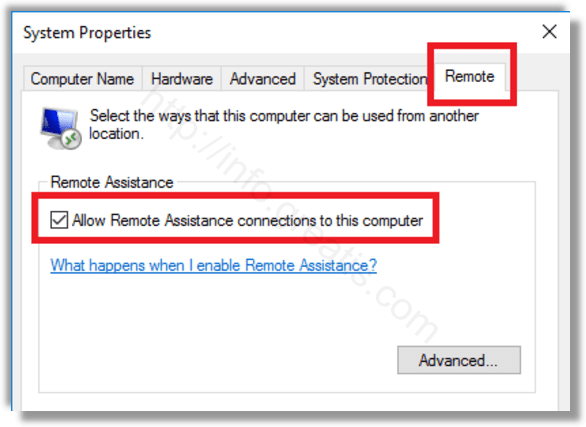 enable remote access windows 10 pro