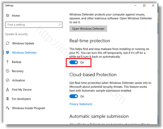 windows-10-turn-off-real-time-protection