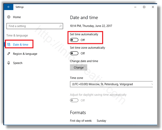 windows-10-set-time-automatically-off