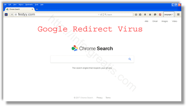 How to get rid of festyy.com adware redirect virus from chrome, firefox, internet explorer, edge