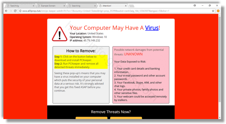 How to get rid of iupot.com/afu adware redirect virus from chrome, firefox, internet explorer, edge