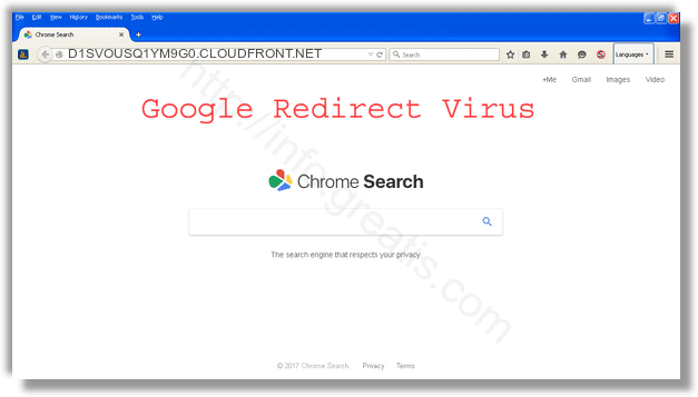 How to get rid of D1SVOUSQ1YM9G0.CLOUDFRONT.NET adware redirect virus from chrome, firefox, internet explorer, edge