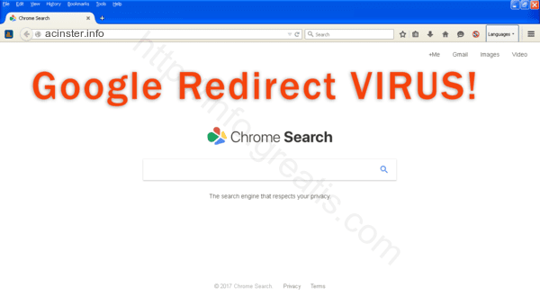 How to get rid of acinster.info adware redirect virus from chrome, firefox, internet explorer, edge