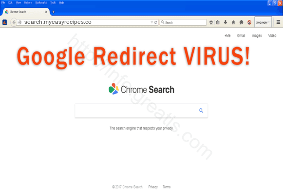 Как вылечить компьютер от рекламного вируса search.myeasyrecipes.co в браузерах chrome, firefox, internet explorer, edge