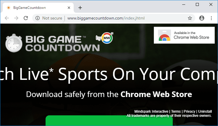 Как вылечить компьютер от рекламного вируса biggamecountdown.com в браузерах chrome, firefox, internet explorer, edge