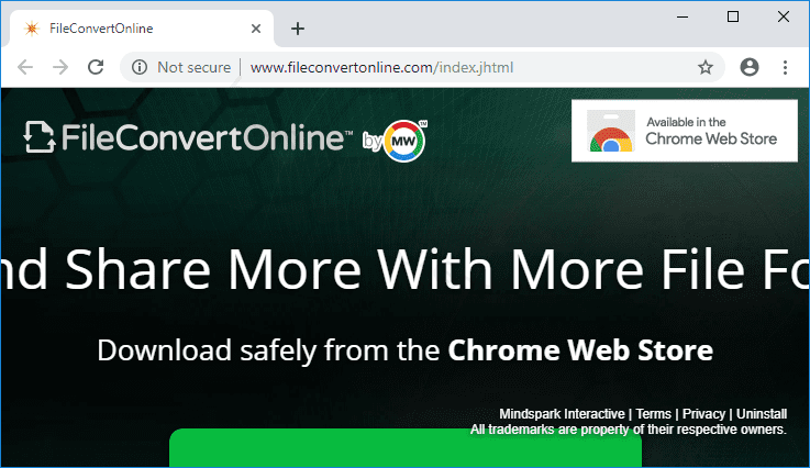 Как вылечить компьютер от рекламного вируса fileconvertonline.com в браузерах chrome, firefox, internet explorer, edge