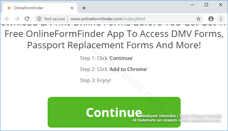 Как вылечить компьютер от рекламного вируса onlineformfinder.com в браузерах chrome, firefox, internet explorer, edge