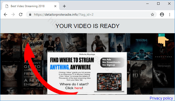 Как избавиться от уведомлений detailorproteradie.info в браузерах chrome, firefox, internet explorer, edge