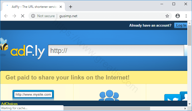 Как избавиться от сокращателя ссылок gusimp.net