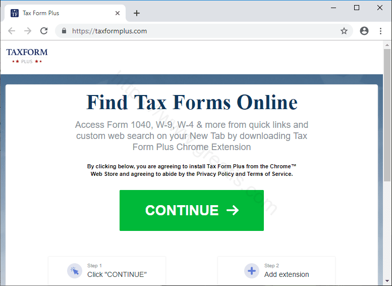 Как вылечить компьютер от рекламного вируса taxformplus.com в браузерах chrome, firefox, internet explorer, edge