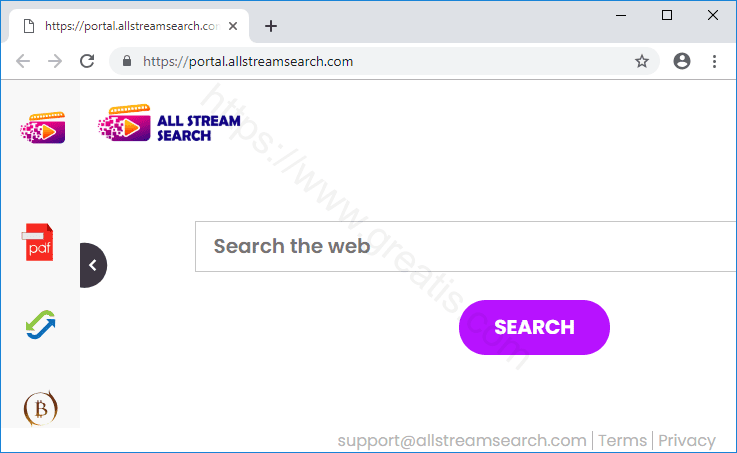 Как вылечить компьютер от рекламного вируса allstreamsearch.com в браузерах chrome, firefox, internet explorer, edge