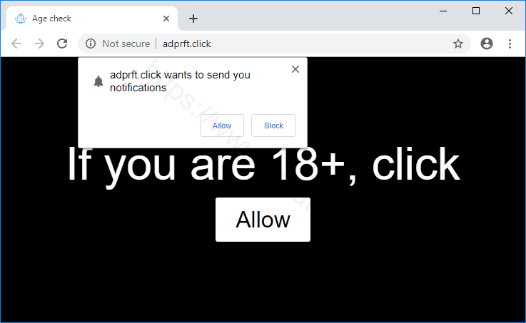 Как избавиться от уведомлений adprft.click в браузерах chrome, firefox, internet explorer, edge