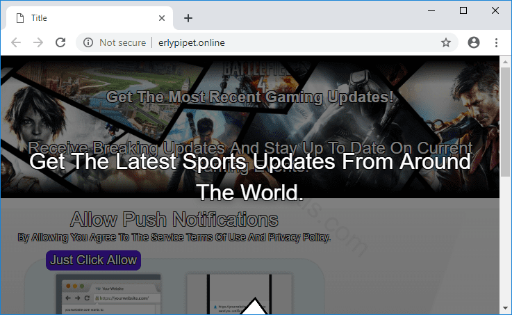 Как избавиться от уведомлений erlypipet.online в браузерах chrome, firefox, internet explorer, edge