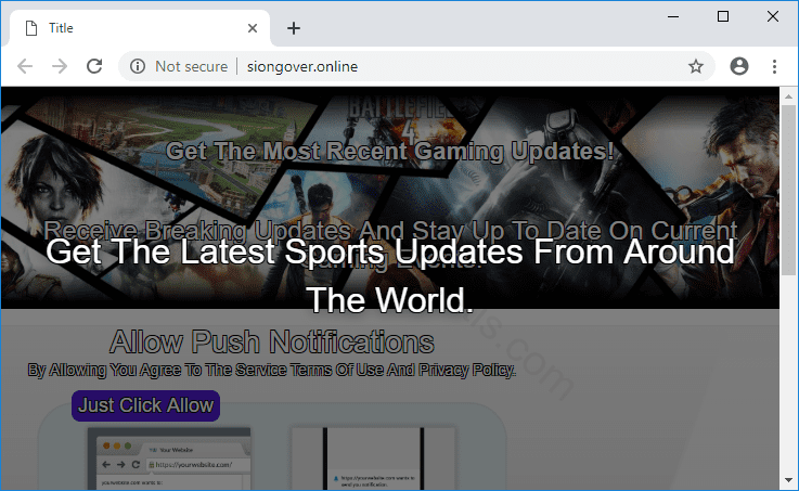 Как избавиться от уведомлений siongover.online в браузерах chrome, firefox, internet explorer, edge