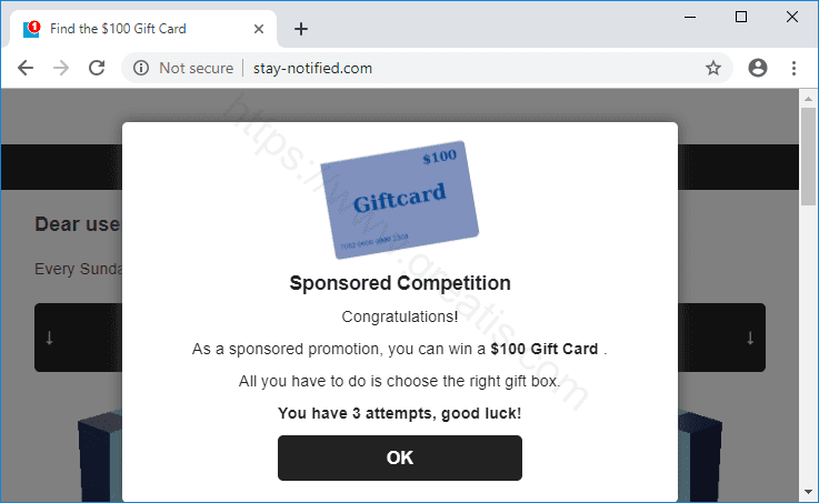 Как избавиться от уведомлений stay-notified.com в браузерах chrome, firefox, internet explorer, edge