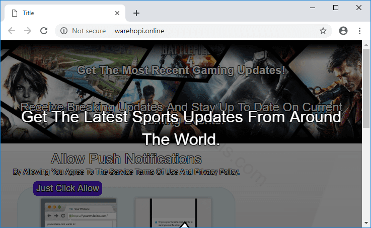 Как избавиться от уведомлений warehopi.online в браузерах chrome, firefox, internet explorer, edge