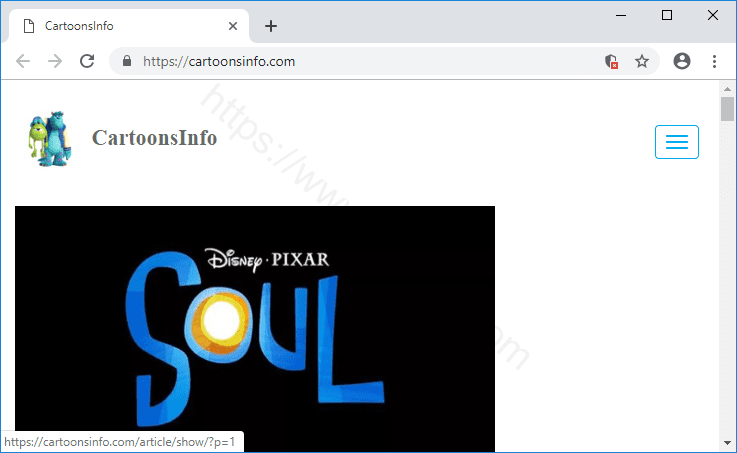 Как вылечить компьютер от рекламного вируса cartoonsinfo.com в браузерах chrome, firefox, internet explorer, edge