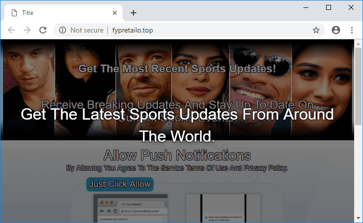 Как избавиться от уведомлений fypretailo.top в браузерах chrome, firefox, internet explorer, edge