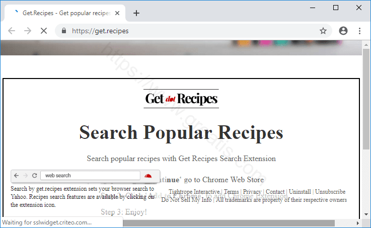 Как вылечить компьютер от рекламного вируса get.recipes в браузерах chrome, firefox, internet explorer, edge