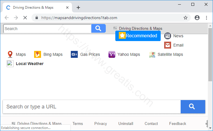 Как вылечить компьютер от рекламного вируса mapsanddrivingdirections1tab.com в браузерах chrome, firefox, internet explorer, edge