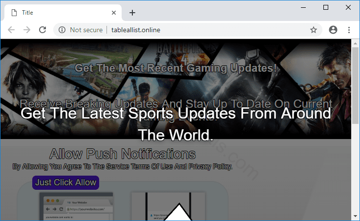 Как избавиться от уведомлений tableallist.online в браузерах chrome, firefox, internet explorer, edge