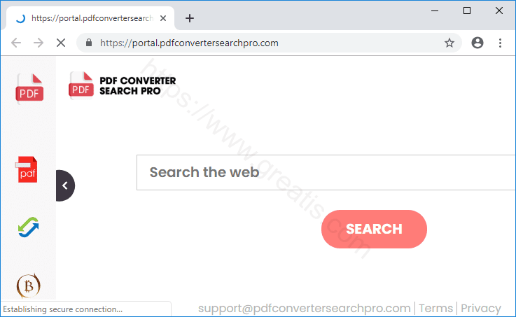 Как вылечить компьютер от рекламного вируса pdfconvertersearchpro.com в браузерах chrome, firefox, internet explorer, edge