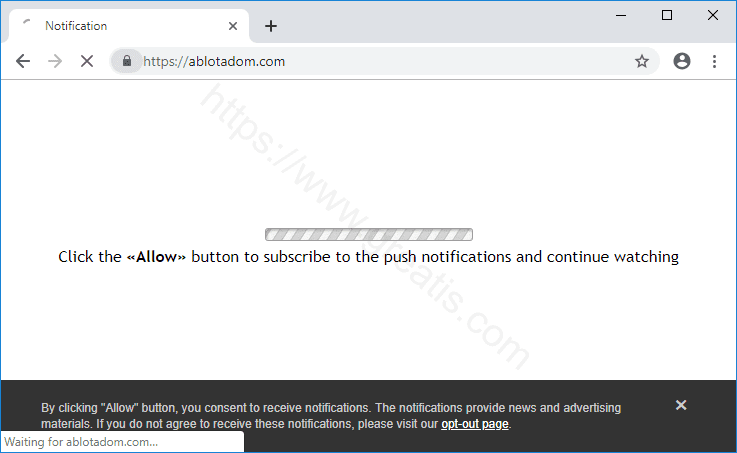 Как избавиться от уведомлений ablotadom.com в браузерах chrome, firefox, internet explorer, edge