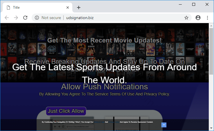 Как избавиться от уведомлений udsignation.biz в браузерах chrome, firefox, internet explorer, edge