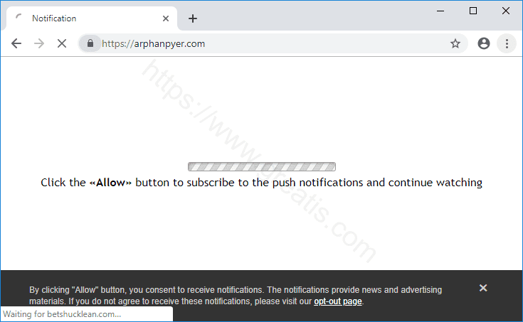 Как избавиться от уведомлений arphanpyer.com в браузерах chrome, firefox, internet explorer, edge