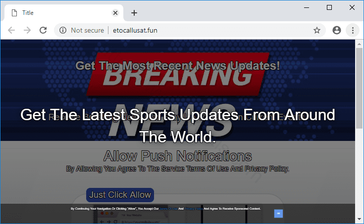 Как избавиться от уведомлений etocallusat.fun в браузерах chrome, firefox, internet explorer, edge