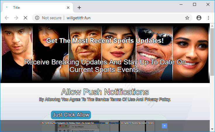 Как избавиться от уведомлений willgetitfr.fun в браузерах chrome, firefox, internet explorer, edge