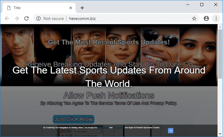 Как избавиться от уведомлений herecomm.biz в браузерах chrome, firefox, internet explorer, edge