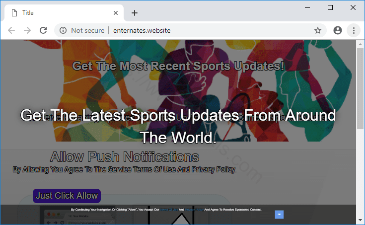 Как избавиться от уведомлений enternates.website в браузерах chrome, firefox, internet explorer, edge