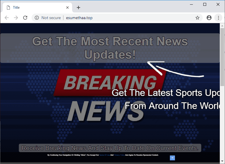 Как избавиться от уведомлений esumethaa.top в браузерах chrome, firefox, internet explorer, edge