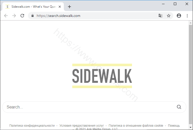 Как избавиться от уведомлений search.sidewalk.com в браузерах chrome, firefox, internet explorer, edge
