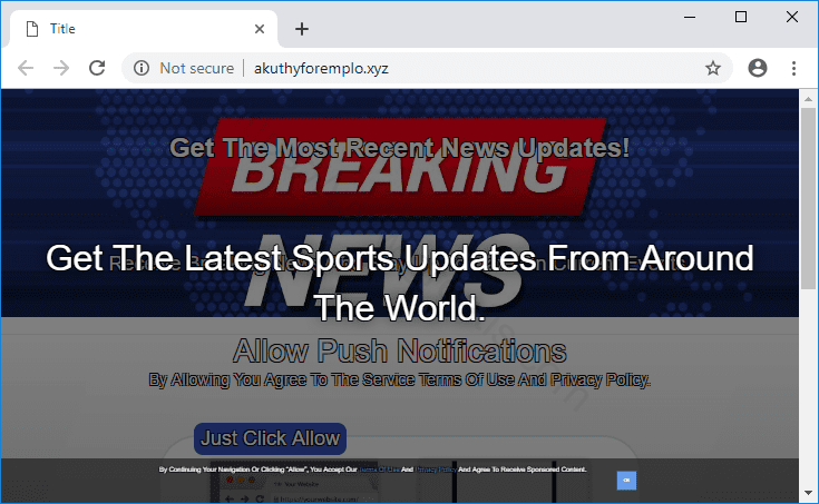 Как избавиться от уведомлений akuthyforemplo.xyz в браузерах chrome, firefox, internet explorer, edge