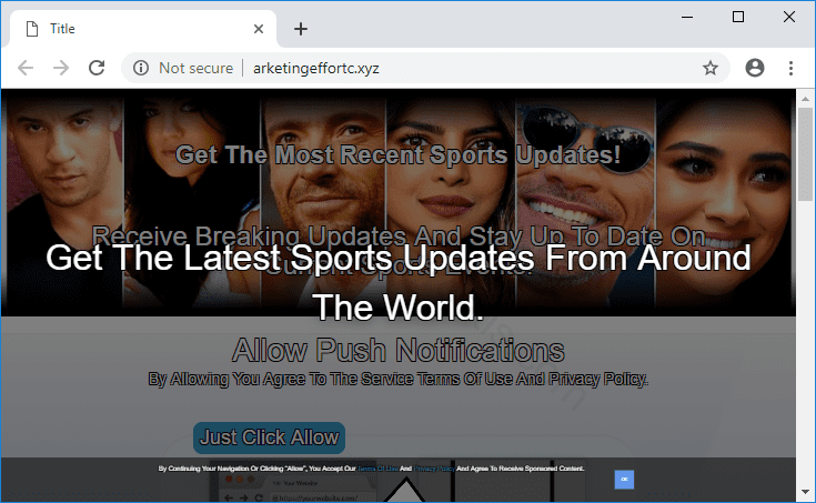 Как избавиться от уведомлений arketingeffortc.xyz в браузерах chrome, firefox, internet explorer, edge