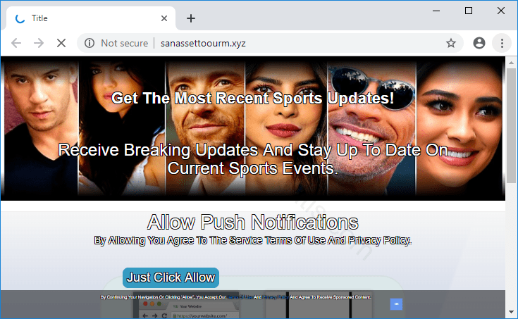 Как избавиться от уведомлений sanassettoourm.xyz в браузерах chrome, firefox, internet explorer, edge