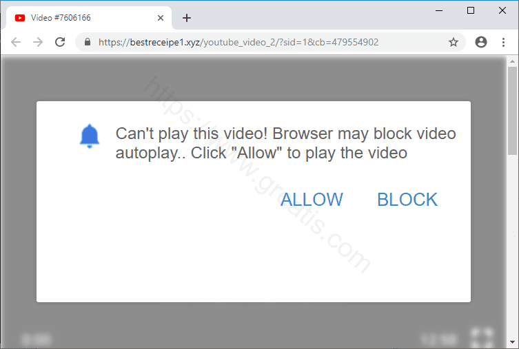 Как избавиться от уведомлений bestreceipe1.xyz в браузерах chrome, firefox, internet explorer, edge