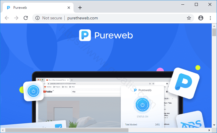 Как избавиться от уведомлений puretheweb.com в браузерах chrome, firefox, internet explorer, edge