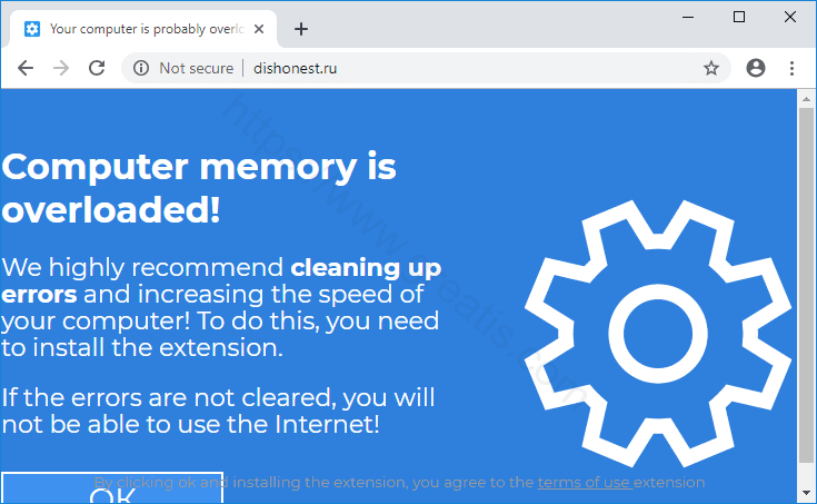 Как избавиться от уведомлений dishonest.ru в браузерах chrome, firefox, internet explorer, edge