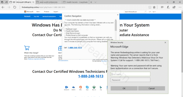 Как избавиться от уведомлений exe1fileready1.com в браузерах chrome, firefox, internet explorer, edge
